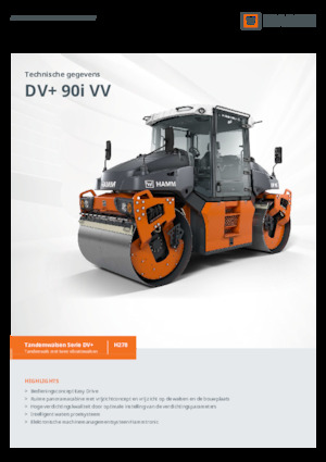Tandem vibracijski valjci Hamm DV+ 90i VV