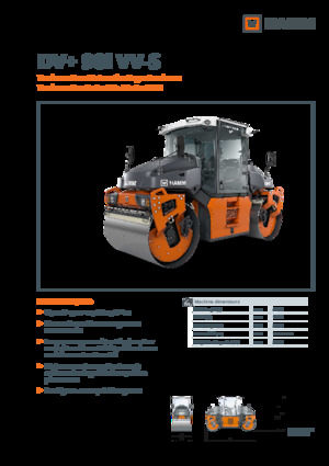 Tandem vibracijski valjci Hamm DV+ 90i VV-S