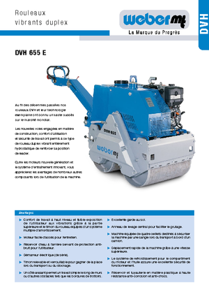 Tandem vibracijski valjci weber mt DVH 655 E