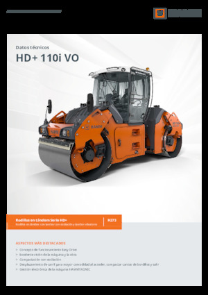 Tandem vibracijski valjci Hamm HD+ 110i VO