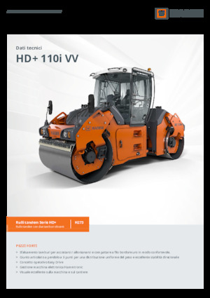 Tandem vibracijski valjci Hamm HD+ 110i VV