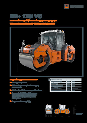 Tandem vibracijski valjci Hamm HD+ 120i VO