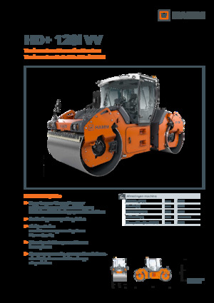 Tandem vibracijski valjci Hamm HD+ 120i VV