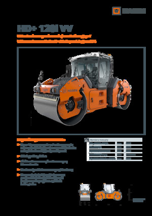 Tandem vibracijski valjci Hamm HD+ 120i VV