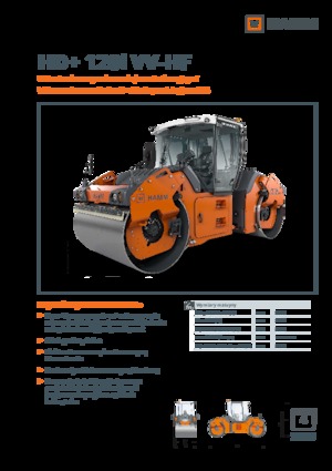 Tandem vibracijski valjci Hamm HD+ 120i VV-HF