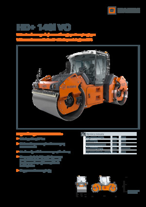 Tandem vibracijski valjci Hamm HD+ 140i VO