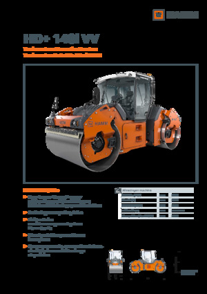 Tandem vibracijski valjci Hamm HD+ 140i VV