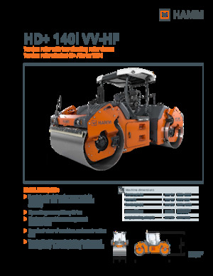 Tandem vibracijski valjci Hamm HD+ 140i VV-HF