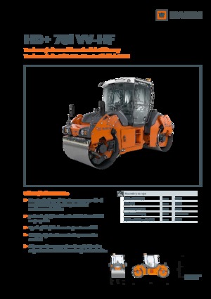 Tandem vibracijski valjci Hamm HD+ 70i VV-HF