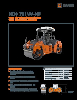 Tandem vibracijski valjci Hamm HD+ 70i VV-HF