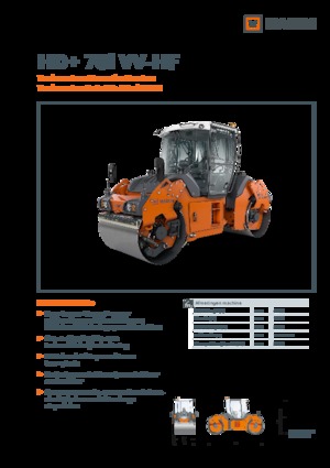 Tandem vibracijski valjci Hamm HD+ 70i VV-HF