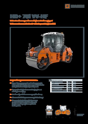 Tandem vibracijski valjci Hamm HD+ 70i VV-HF