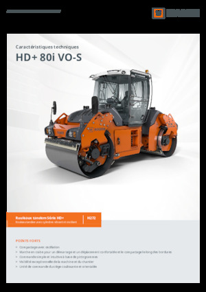 Tandem vibracijski valjci Hamm HD+ 80i VO-S