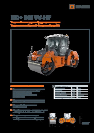 Tandem vibracijski valjci Hamm HD+ 80i VV-HF