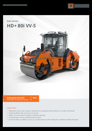 Tandem vibracijski valjci Hamm HD+ 80i VV-S