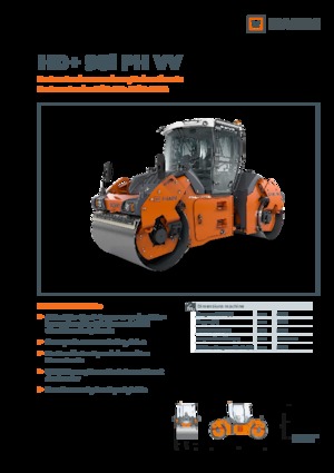 Tandem vibracijski valjci Hamm HD+ 90i PH VV