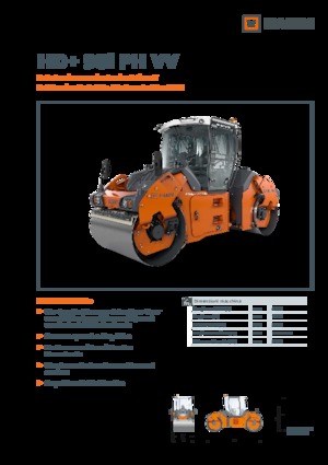Tandem vibracijski valjci Hamm HD+ 90i PH VV