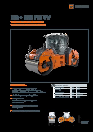 Tandem vibracijski valjci Hamm HD+ 90i PH VV