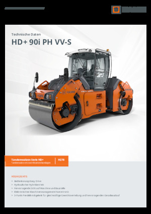 Tandem vibracijski valjci Hamm HD+ 90i PH VV-S