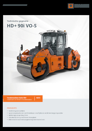 Tandem vibracijski valjci Hamm HD+ 90i VO-S