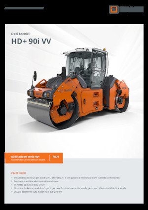 Tandem vibracijski valjci Hamm HD+ 90i VV