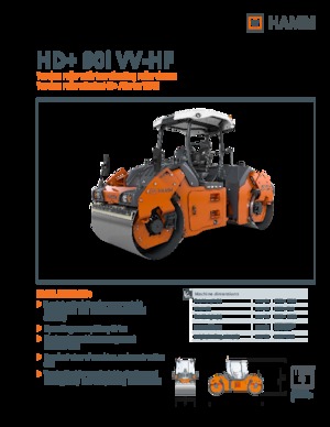 Tandem vibracijski valjci Hamm HD+ 90i VV-HF