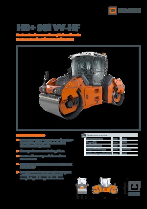 Tandem vibracijski valjci Hamm HD+ 90i VV-HF