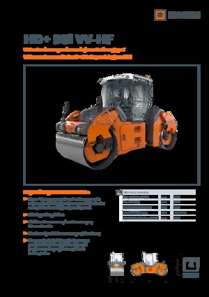 Tandem vibracijski valjci Hamm HD+ 90i VV-HF