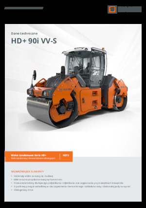 Tandem vibracijski valjci Hamm HD+ 90i VV-S