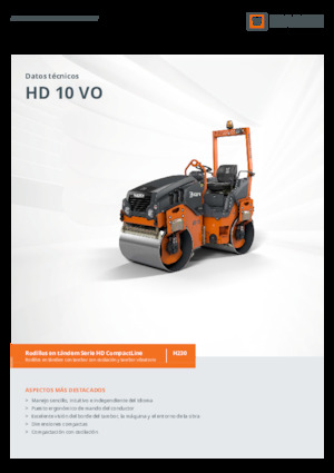 Tandem vibracijski valjci Hamm HD 10 VO