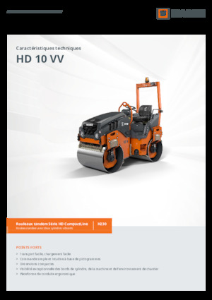 Tandem vibracijski valjci Hamm HD 10 VV