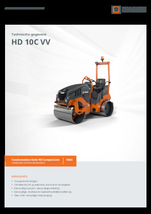 Tandem vibracijski valjci Hamm HD 10C VV