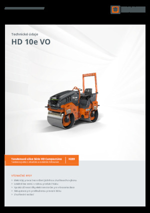 Tandem vibracijski valjci Hamm HD 10e VO