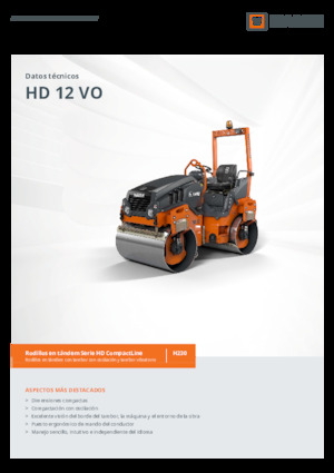 Tandem vibracijski valjci Hamm HD 12 VO
