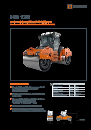 Tandem vibracijski valjci Hamm HD 128