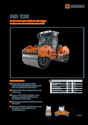 Tandem vibracijski valjci Hamm HD 128