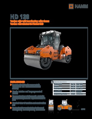 Tandem vibracijski valjci Hamm HD 128