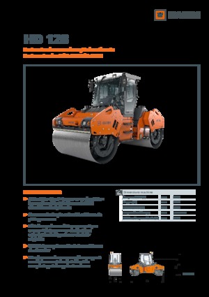 Tandem vibracijski valjci Hamm HD 128