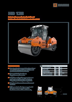 Tandem vibracijski valjci Hamm HD 128