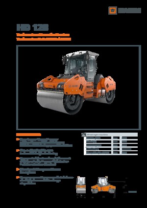 Tandem vibracijski valjci Hamm HD 128