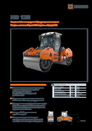 Tandem vibracijski valjci Hamm HD 128
