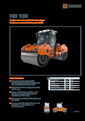Tandem vibracijski valjci Hamm HD 138
