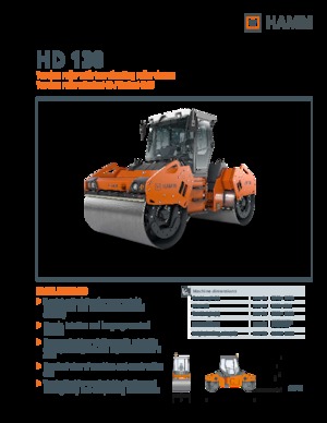 Tandem vibracijski valjci Hamm HD 138