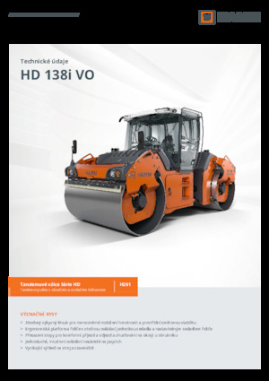 Tandem vibracijski valjci Hamm HD 138i VO