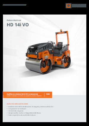 Tandem vibracijski valjci Hamm HD 14i VO