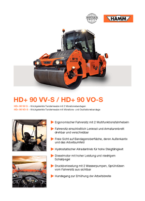 Kombinirani valjci Hamm HD+90 VO-S