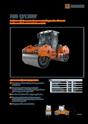 Tandem vibracijski valjci Hamm HD O128V