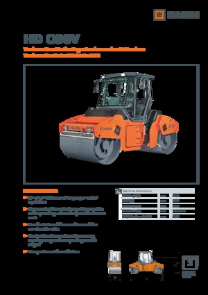 Tandem vibracijski valjci Hamm HD O90V