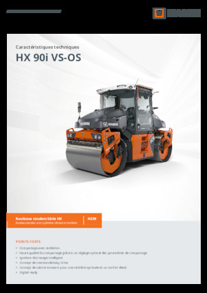 Tandem vibracijski valjci Hamm HX 90i VS-OS