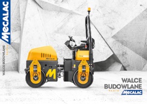 Tandem vibracijski valjci Mecalac TV900